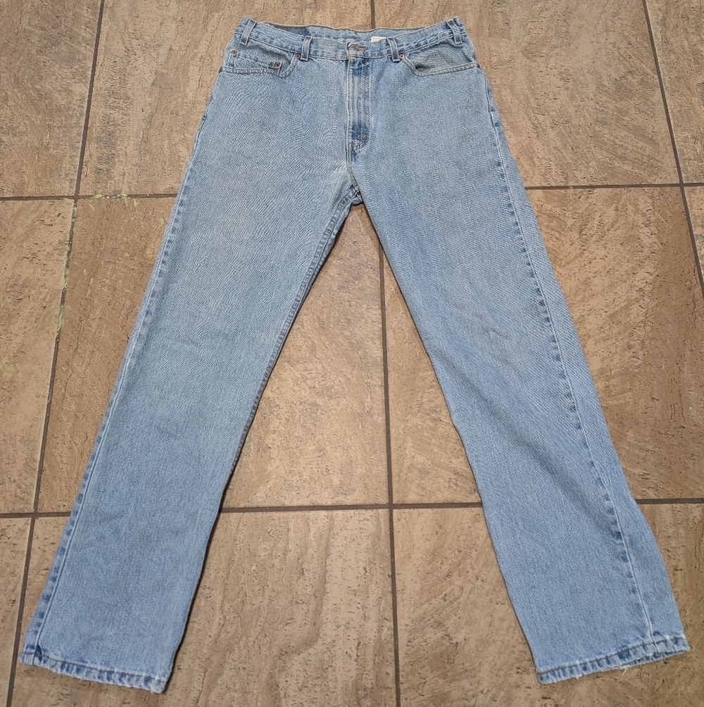 Vintage 90s Men’s Levi’s 505 Blue Jeans Size 36x32 Straight Leg Regular USA